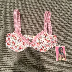 Strawberry Milk Mob Young Love Bikini Top